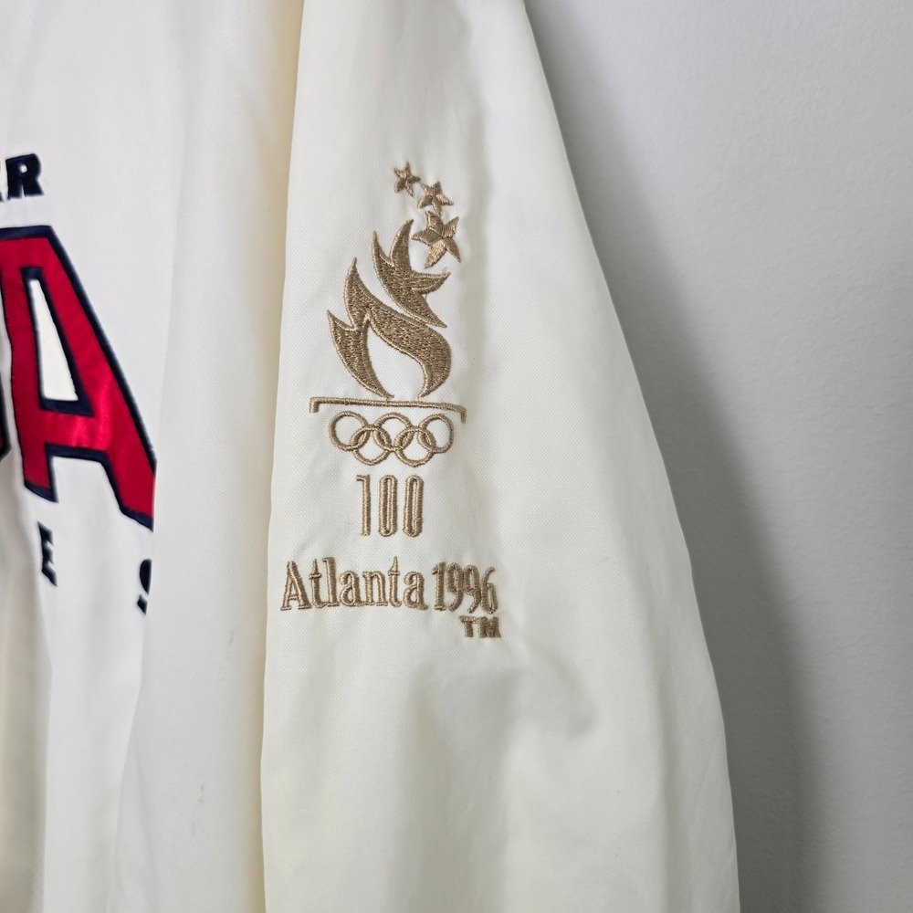 VTG Starter Mens 1996 Atlanta Summer Olympics Windbreaker Jacket Sz XL USA Games - Picture 4 of 15